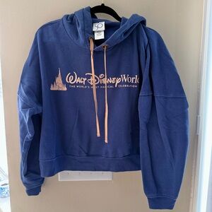 Disney World Navy Blue 50th Anniversary Hoodie Size XL Mickey